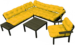 M-Group Дачный 12180611 (желтая подушка)
