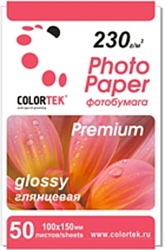 COLORTEK глянцевая 10x15 230г/м 50л (5436-1)