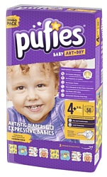 Pufies Baby Art&Dry 4+ Maxi Plus (9-16 кг) 56 шт.
