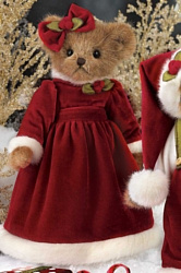 Bearington Мишка в красном платье с бантиком (36 см) (173156)
