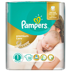 Pampers Premium Care 1 Newborn 22 шт