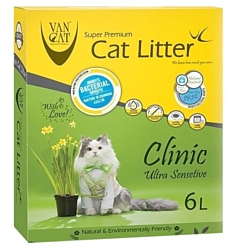 Van Cat Clinic Ultra Sensitive 6л/5,1кг