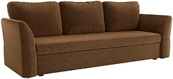 Прямой диван Mebelico Гесен 60047 (коричневый)