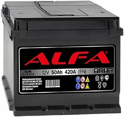 Автомобильный аккумулятор ALFA Hybrid 50 R (50Ah)