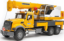 Bruder MACK Granite Liebherr crane truck 02818