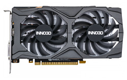 INNO3D GeForce GTX 1650 1635MHz PCI-E 3.0 4096MB 12000MHz 128 bit DVI DisplayPort HDMI HDCP TWIN X2 OC V2