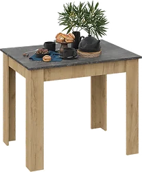 Кухонный стол Трия Промо тип 1 (дуб крафт золотой/ателье темное)