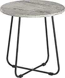 Журнальный столик Мебелик BeautyStyle 14 (серый шпат/черный)