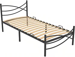 Кровать Князев Мебель Калифорния 90x190 КЯ.90.190.Ч (черный муар) Кровать Князев Мебель Калифорния 90x190 КЯ.90.190.Ч (черный муар)