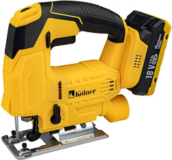 Лобзик Kolner KJS 18-100-1K (с 1-им АКБ, кейс)