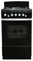 Газовая плита De Luxe 5040.36г щ черная