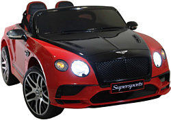 RiverToys Bentley Continental Supersports JE1155 (красный/черный)