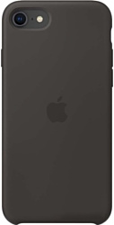 Apple Silicone Case для iPhone SE (черный)