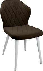 Гальваник Бергамо (эмаль белый муар/Catania Brown)