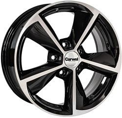 Carwel Каган 6.5x16/5x114.3 D67.1 ET41 Черный с полировкой