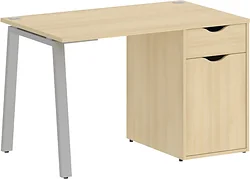 Стол для работы Riva Home Office VR.SP-3-118.1.A Silver (акация лорка) Стол для работы Riva Home Office VR.SP-3-118.1.A Silver (акация лорка)