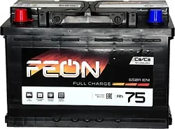 Автомобильный аккумулятор Feon L+ 650A (75Ah) Автомобильный аккумулятор Feon L+ 650A (75Ah)
