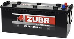 Автомобильный аккумулятор Zubr Professional R+ (190Ah)