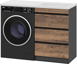 Шкаф под стиральную машину Misty Коломбо 60 П-Кол06060-0113Я Шкаф под стиральную машину Misty Коломбо 60 П-Кол06060-0113Я