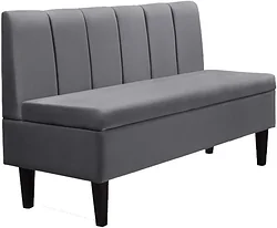 Прямой диван Mio Tesoro Лео 1320 (Velutto 32/шоколад)