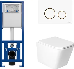 Унитаз Saniteco KW-9004WS + 63535 + S-IN-MZ-LINK_PRO Унитаз Saniteco KW-9004WS + 63535 + S-IN-MZ-LINK_PRO