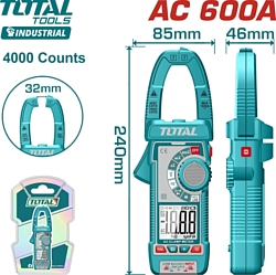 Токовые клещи Total TMT766001 Токовые клещи Total TMT766001