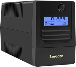 Источник бесперебойного питания ExeGate Smart LB-650.LCD.AVR.2SH.USB