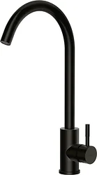 Смеситель Cersanit Cомо однорычажный 68243 (черный) Смеситель Cersanit Cомо однорычажный 68243 (черный)