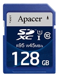 Apacer SDXC Class 10 UHS-I U1 (R95 W45 MB/s) 128GB