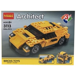 Decool Architect 3113 Автомобиль 3 в 1