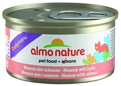 Almo Nature DailyMenu Adult Cat Mousse Salmon (0.085 кг) 1 шт.