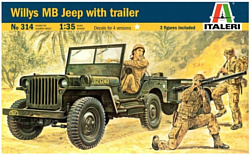 Italeri 0314 Армейский внедорожник Jeep Willys