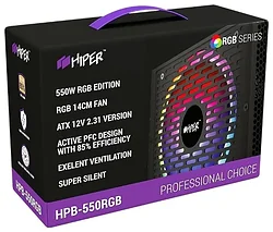 Блок питания HIPER HPB-550RGB 550W Блок питания HIPER HPB-550RGB 550W