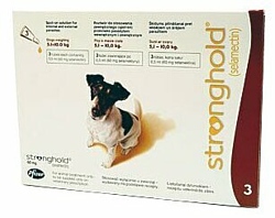 Zoetis (Pfizer) Капли от блох, клещей и гельминтов Стронгхолд 60 мг для собак массой 5,1-10 кг