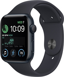 Apple Watch SE 2 44 мм (алюминиевый корпус, спортивные силиконовые ремешки S/M + M/L)