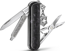 Мультитул Victorinox Classic Brilliant Carbon 0.6221.90 (черный/серебристый)