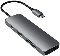 Док-станция Satechi Aluminum USB-C Multiport Pro Adapter ST-UCMPAM