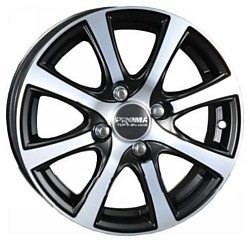 Колесный диск Proma Колизей 6x15/4x100 D54.1 ET45 Алмаз матовый