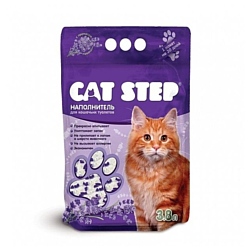 Cat Step Силикагелевый с ароматом лаванды  3.8л