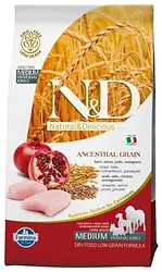 Farmina (0.8 кг) N&D Low-Grain Canine Chicken & Pomegranate Adult Medium Farmina (0.8 кг) N&D Low-Grain Canine Chicken & Pomegranate Adult Medium