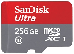 SanDisk Ultra microSDXC Class 10 UHS-I 95MB/s 256GB + SD adapter