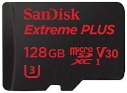 SanDisk Extreme PLUS microSDXC Class 10 UHS Class 3 V30 95MB/s 128GB
