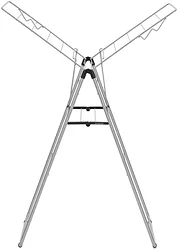 Сушилка для белья Brabantia Hangon 15 м 403361 (серый металлик)