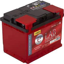 Автомобильный аккумулятор E-Lab 6СТ- 55R (55Ah)