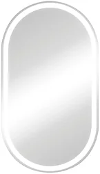 Шкаф-зеркало Континент  Elmage Black Led 45x80