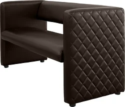 Прямой диван Brioli Джино двухместный 1.3м (L13/коричневый) Прямой диван Brioli Джино двухместный 1.3м (L13/коричневый)