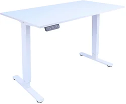 Стол для работы ErgoSmart Electric Desk Light 1380х800х18 мм (альпийский белый/белый)