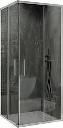 Душевой уголок MaybahGlass MGY-1334-5 (графит стекло/хром матовый) Душевой уголок MaybahGlass MGY-1334-5 (графит стекло/хром матовый)