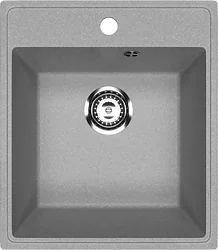 Кухонная мойка Mixline ML-GMU02 556715 (серый камень) Кухонная мойка Mixline ML-GMU02 556715 (серый камень)