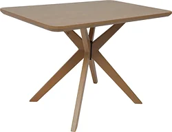 Кухонный стол Оримэкс Сити 1100x700 (светлый бук без тонировки/светлый бук)